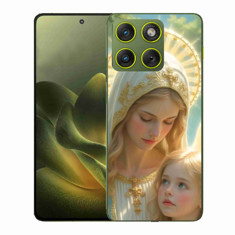Zselés borítás mmCase a Motorola Edge 70-hez - vallási motívum 2