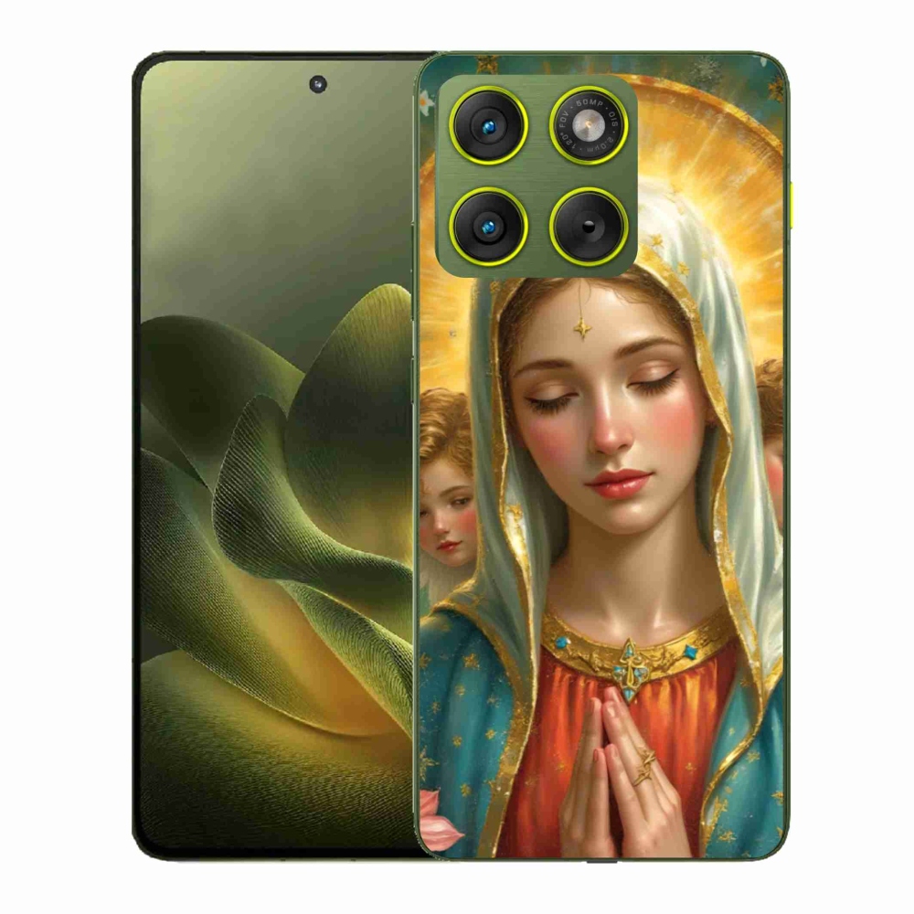 Zselés borítás mmCase a Motorola Edge 70-hez - vallási motívum 3