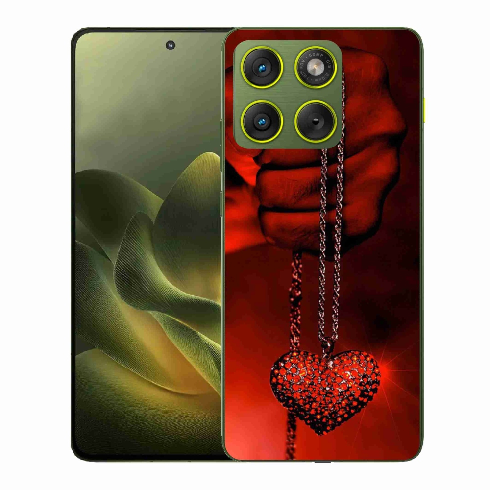 Zselés borítás mmCase a Motorola Edge 70 készülékhez - nyaklánc