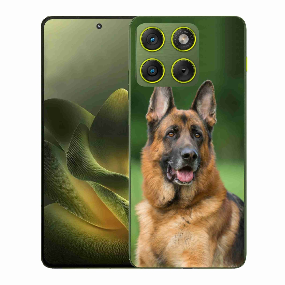 Zselés borítás mmCase a Motorola Edge 70 készülékhez - Német juhászkutya