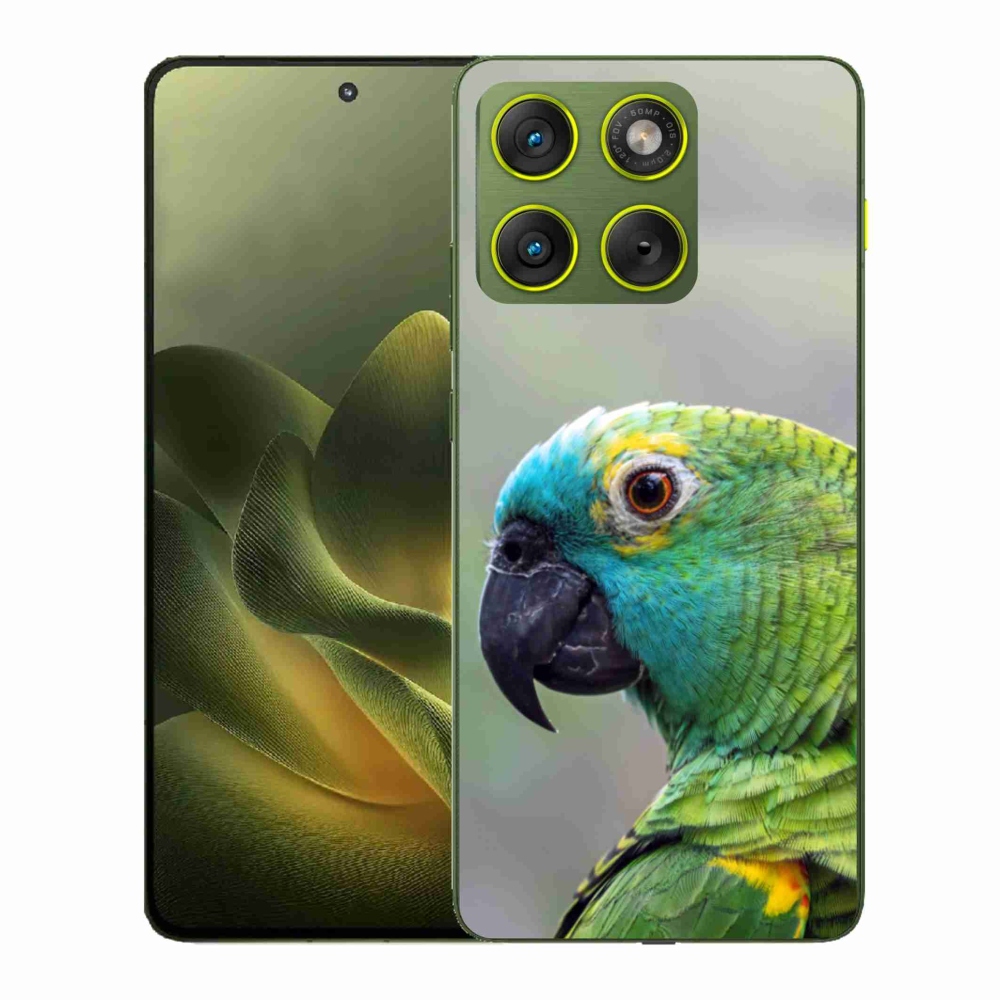 Zselés borítás mmCase a Motorola Edge 70 készülékhez - papagáj amazon