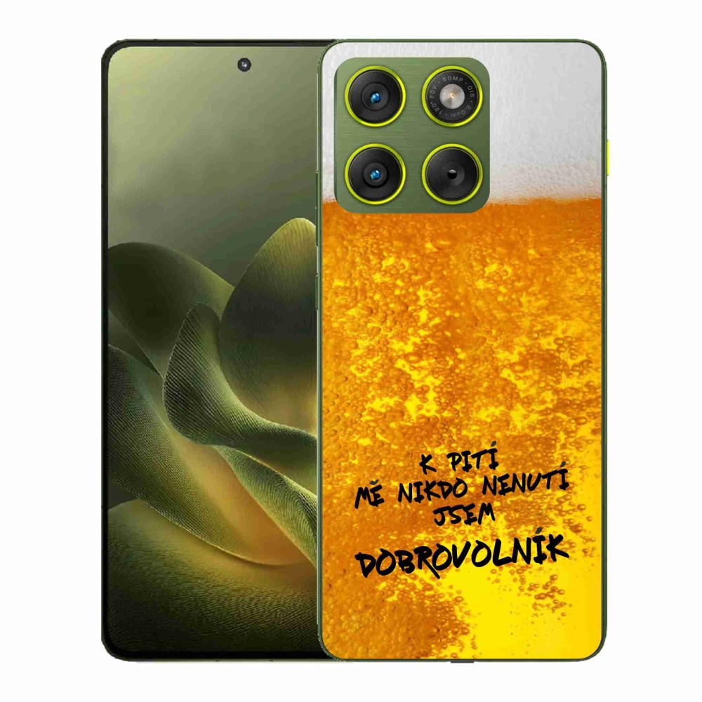 Zselés borítás mmCase a Motorola Edge 70-hez - sör motívum 4