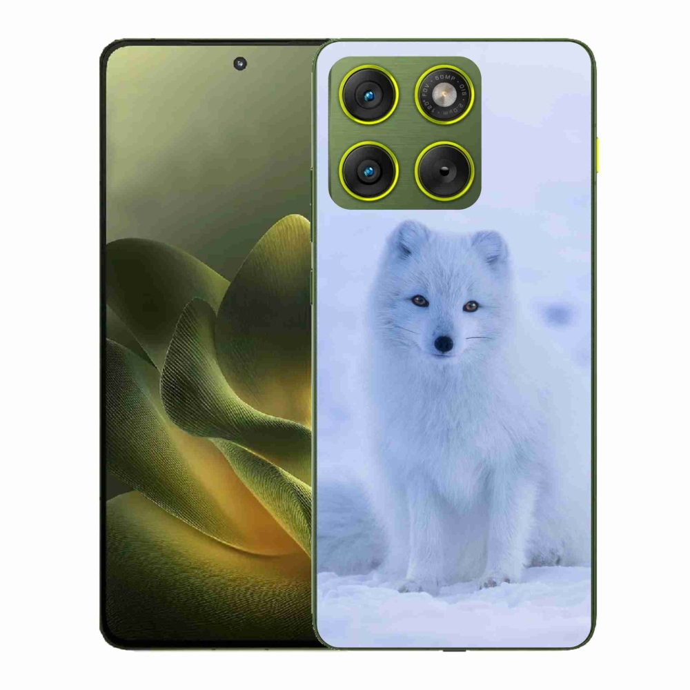 Zselés borítás mmCase a Motorola Edge 70 készülékhez - polár róka
