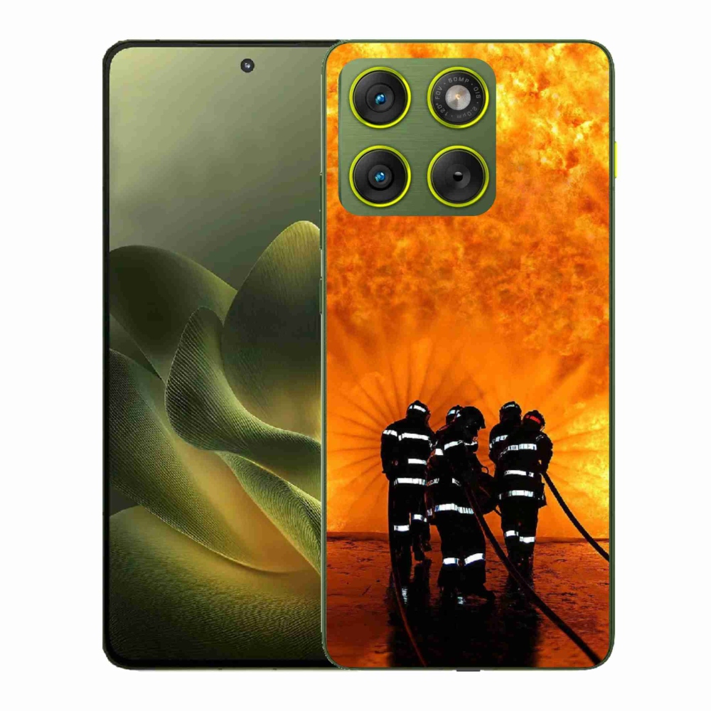 Zselés borítás mmCase a Motorola Edge 70 készülékhez - tűz