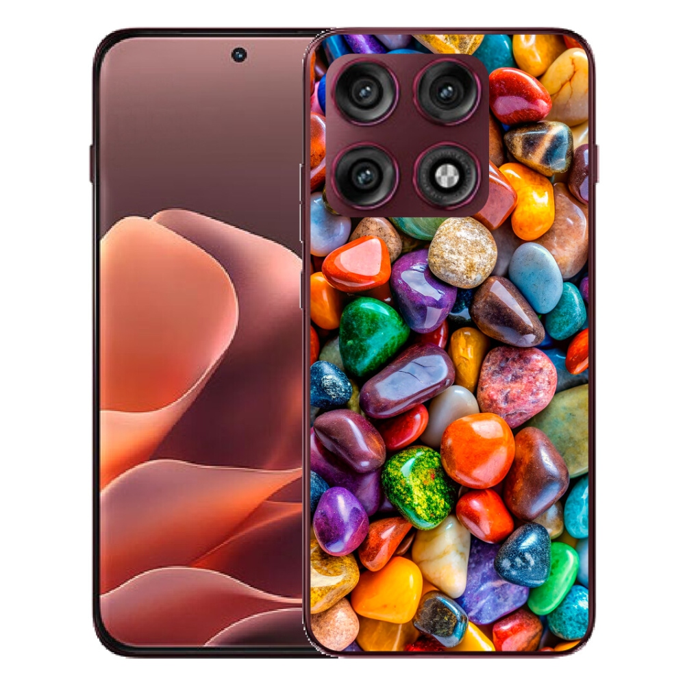 mmCase gél tok a Motorola Edge 70 Pro-hoz – színes strasszokkal