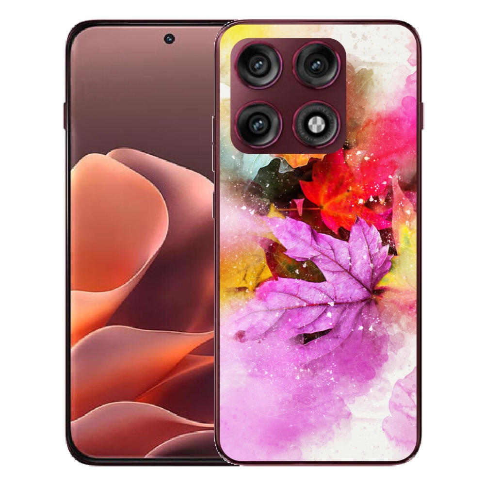 mmCase géltok a Motorola Edge 70 Pro-hoz – színes levelek