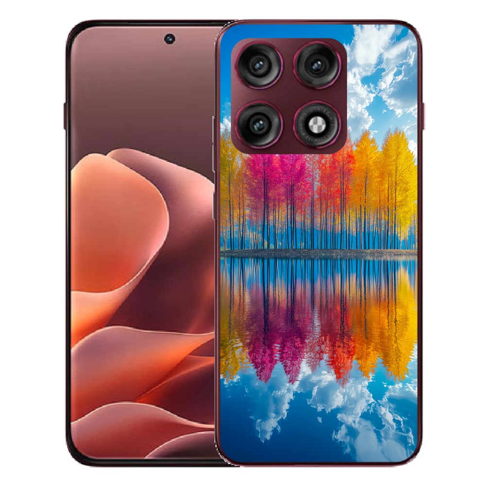 mmCase gél tok a Motorola Edge 70 Pro-hoz – színes fák
