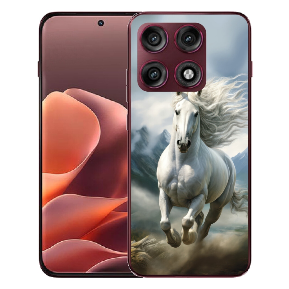 mmCase géltok a Motorola Edge 70 Pro-hoz – „Futó fehér ló 3”