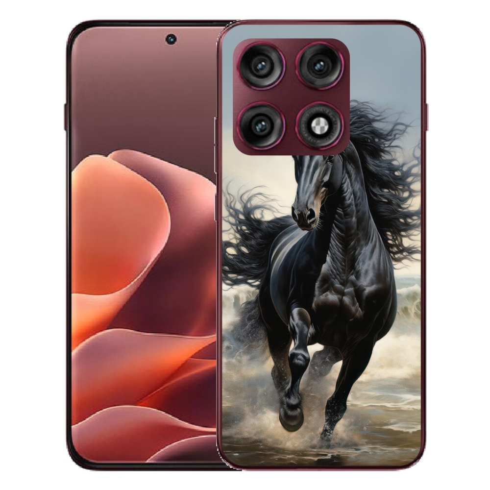 mmCase géltok a Motorola Edge 70 Pro-hoz – fekete ló