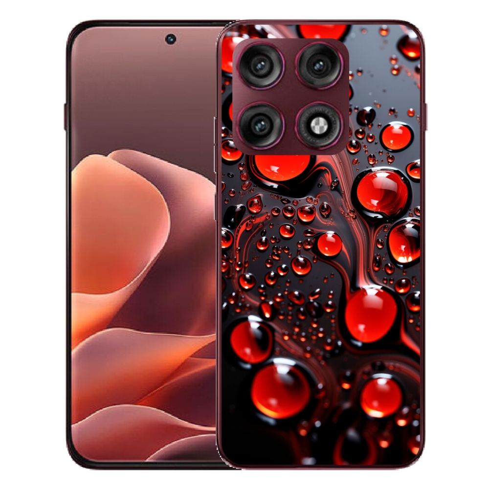 mmCase géltok a Motorola Edge 70 Pro-hoz – piros cseppek 2