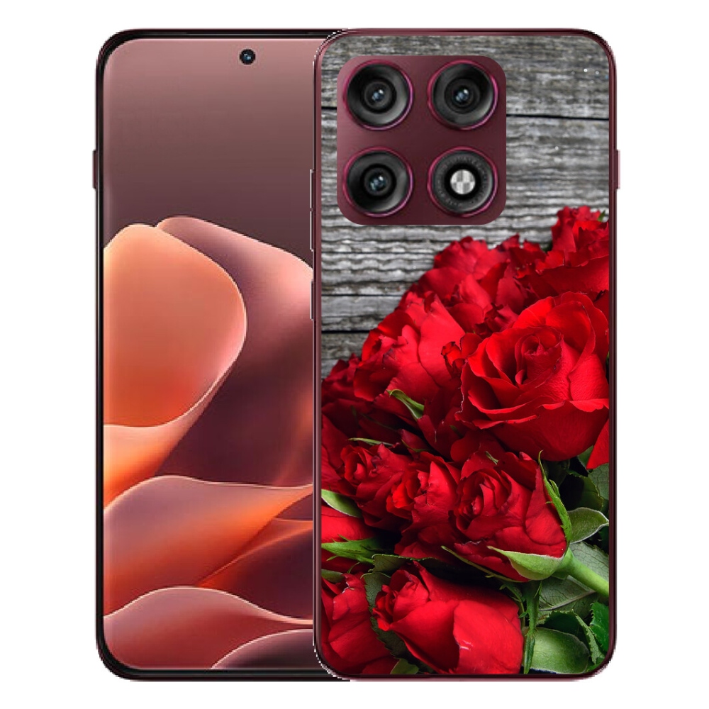 mmCase géltok a Motorola Edge 70 Pro-hoz – vörös rózsák