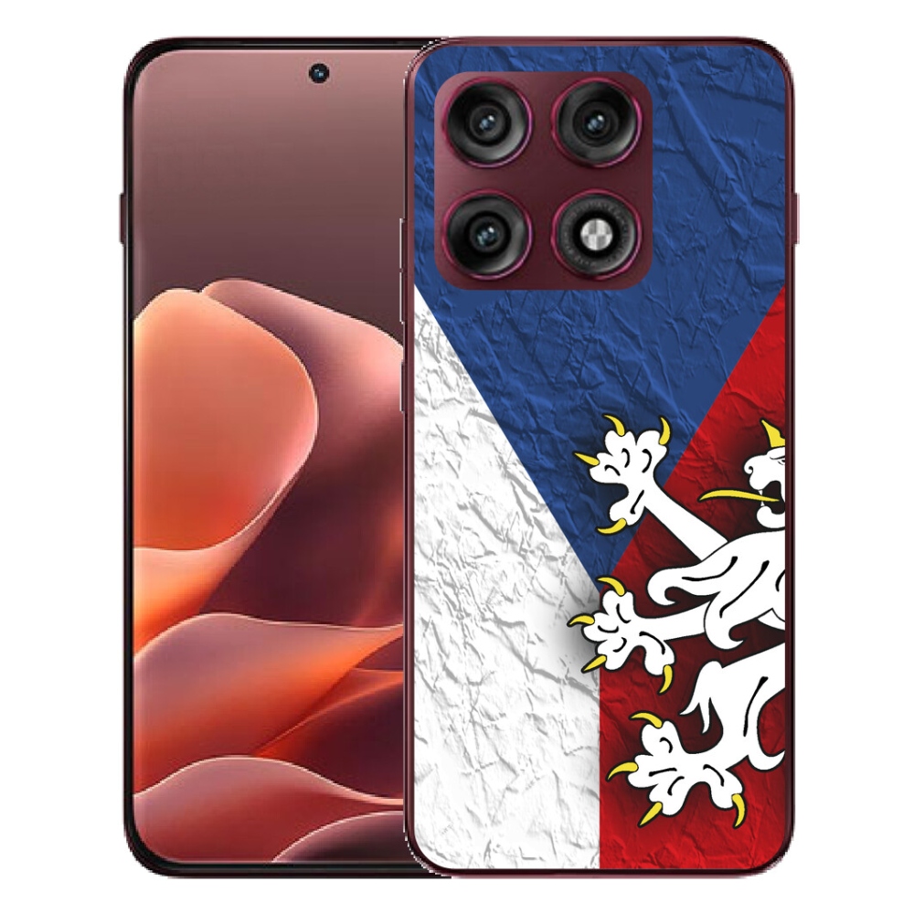 mmCase géltok a Motorola Edge 70 Pro-hoz – cseh zászló 1