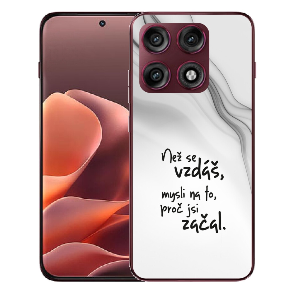 mmCase géltok a Motorola Edge 70 Pro-hoz – idézet 2, fehér háttérrel