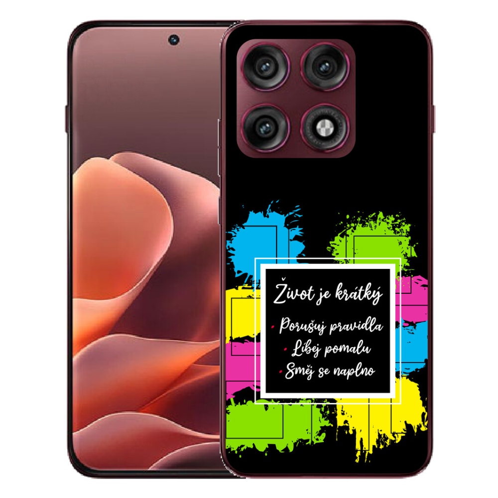 mmCase géltok a Motorola Edge 70 Pro-hoz – idézet 5, fekete háttérrel