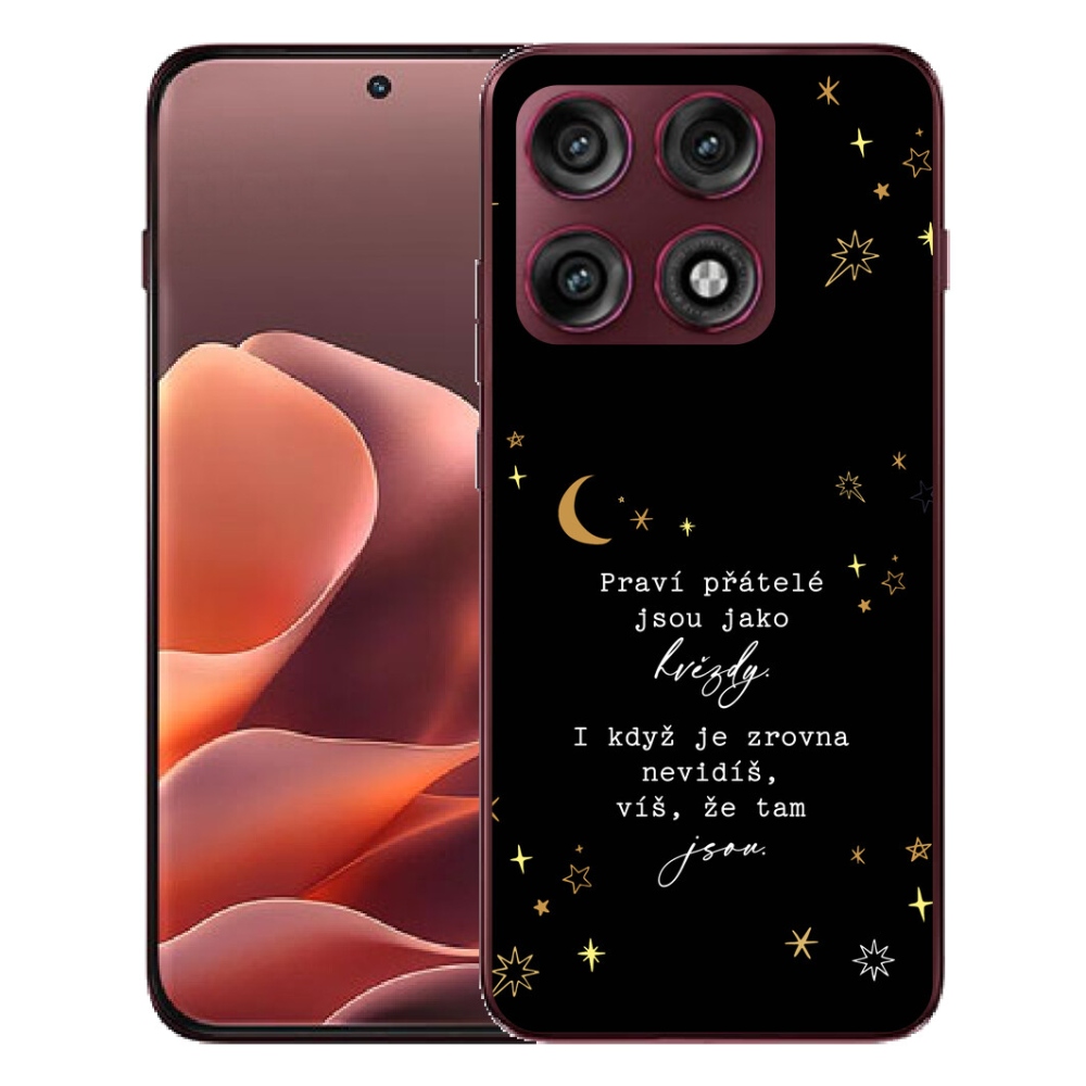 mmCase géltok a Motorola Edge 70 Pro-hoz – idézet 6, fekete háttérrel