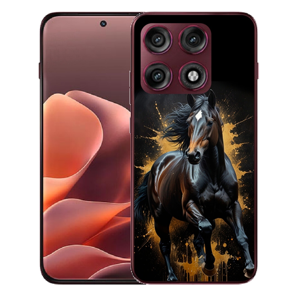 mmCase géltok a Motorola Edge 70 Pro-hoz – elegáns fekete csikó