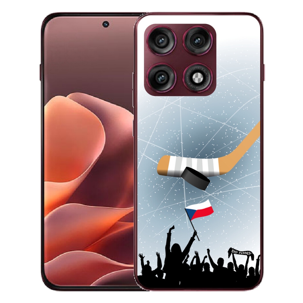mmCase gél tok a Motorola Edge 70 Pro-hoz – jégkorongrajongóknak