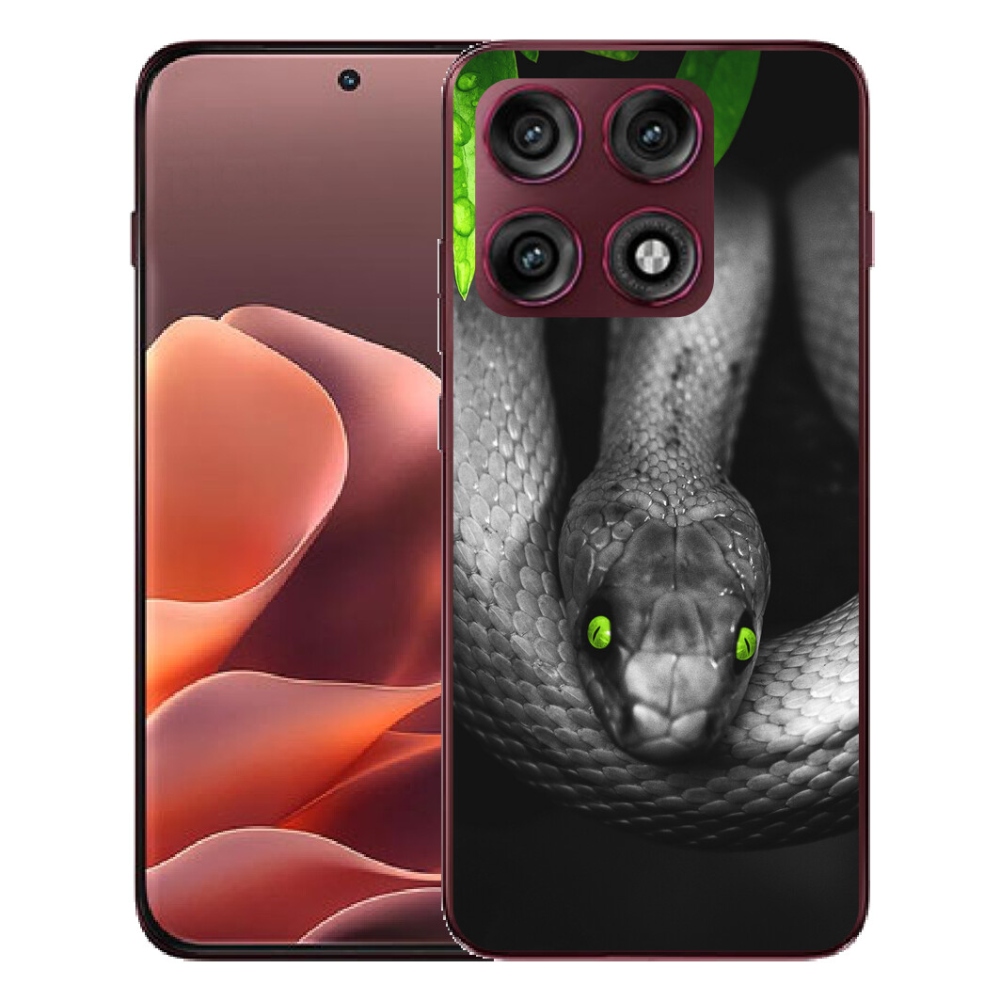 mmCase gél tok a Motorola Edge 70 Pro-hoz – kígyó