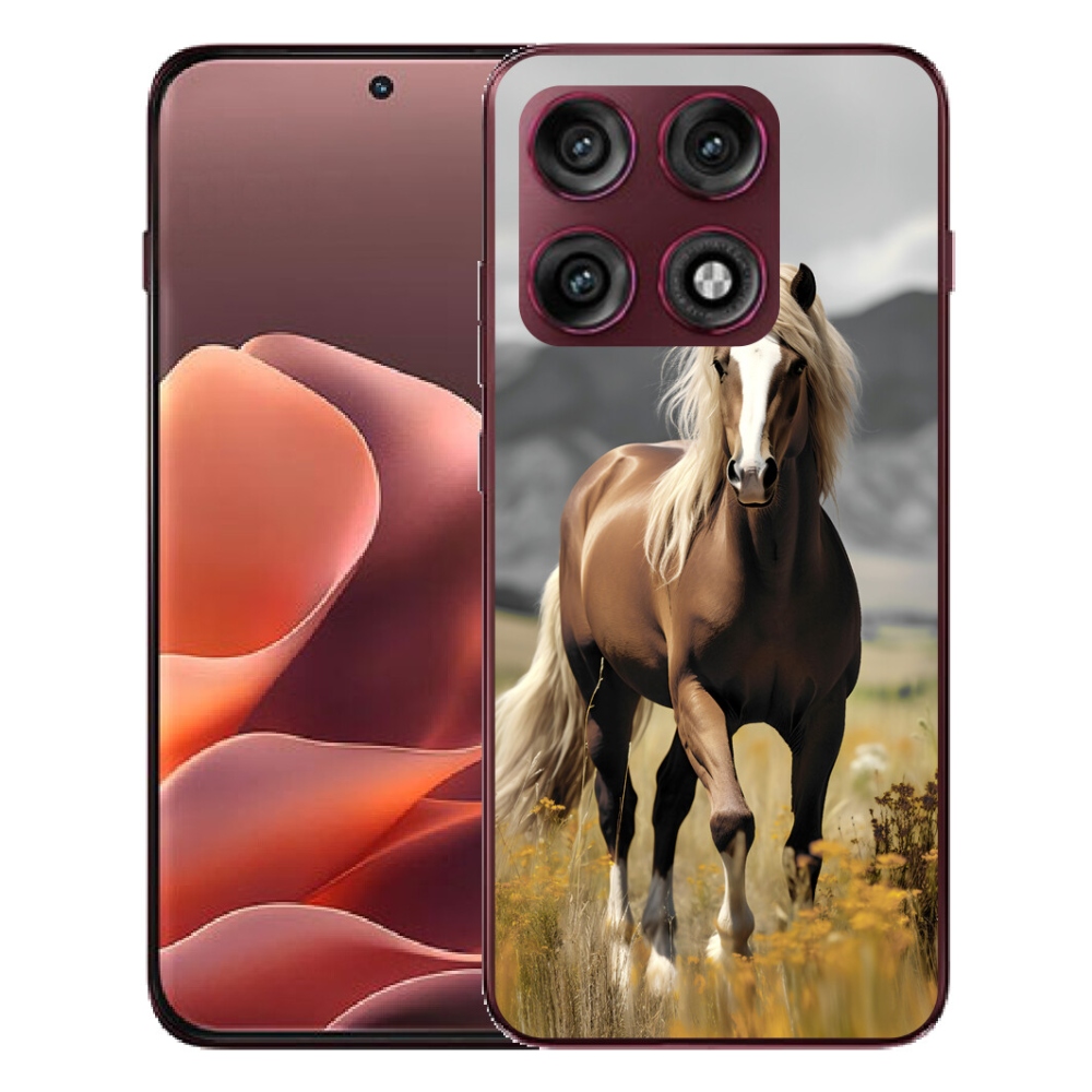 mmCase gél tok a Motorola Edge 70 Pro-hoz – barna ló 1