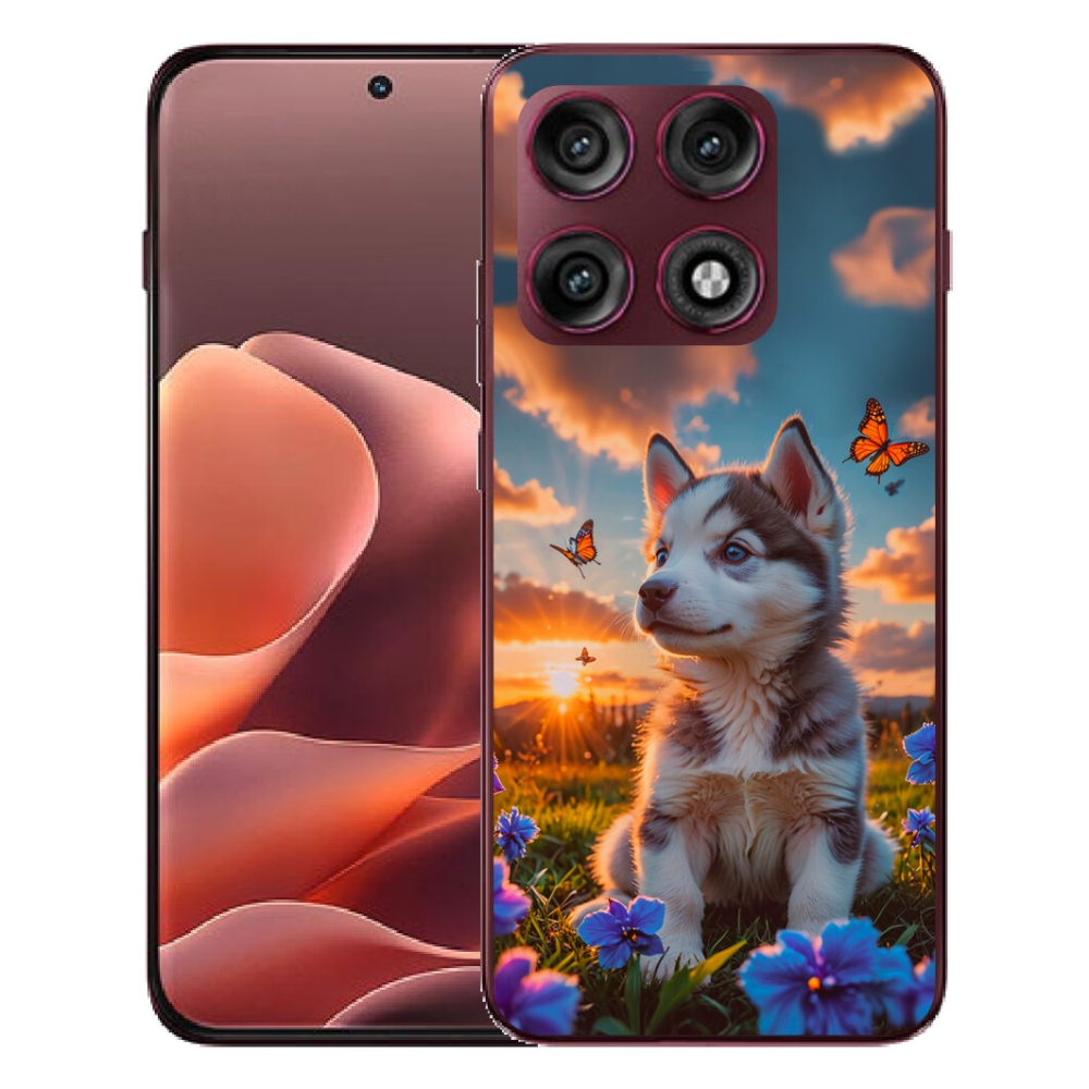 mmCase gél tok a Motorola Edge 70 Pro-hoz – husky naplementekor