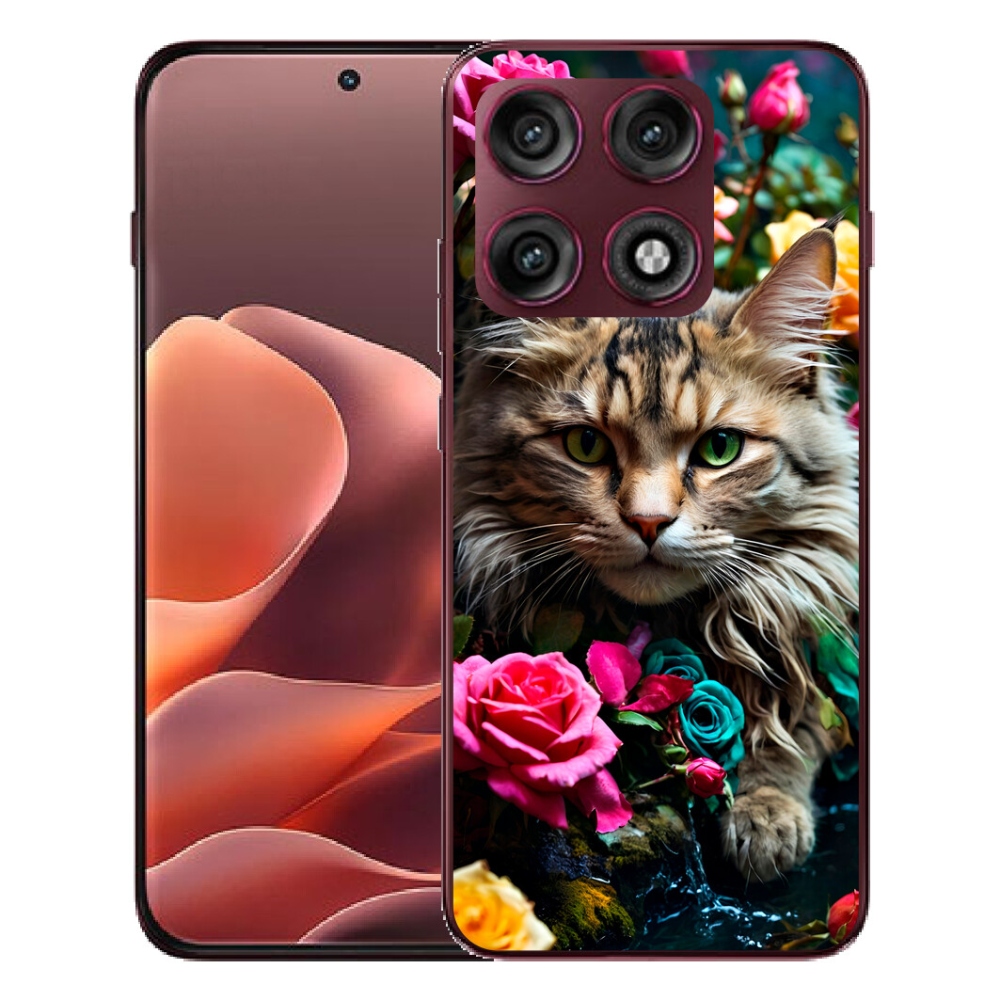 mmCase géltok a Motorola Edge 70 Pro-hoz – macskás mintázat 2