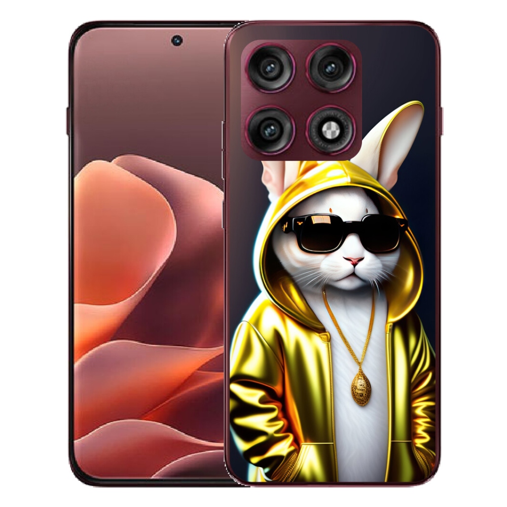 mmCase gélhuzat a Motorola Edge 70 Pro-hoz – macska főnök