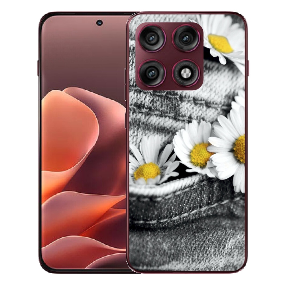 mmCase gél tok a Motorola Edge 70 Pro-hoz – margaréták