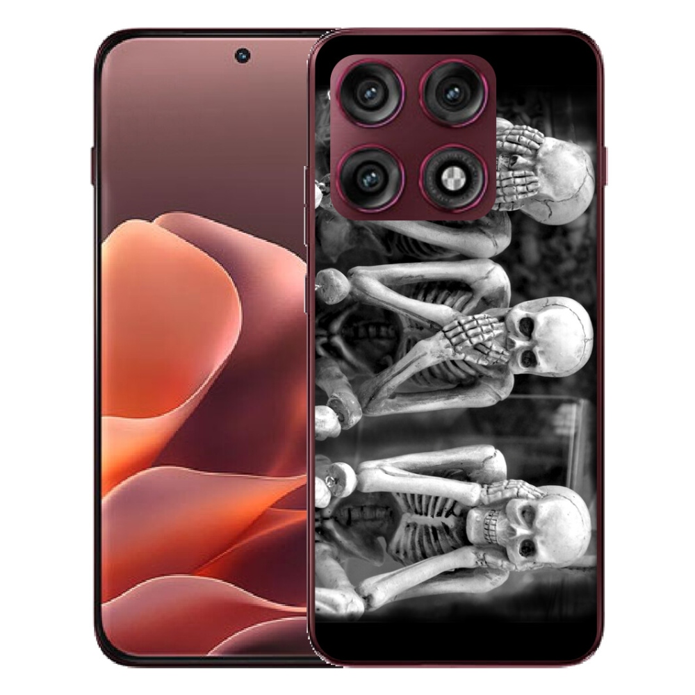 mmCase gélhuzat a Motorola Edge 70 Pro-hoz – csontvázak
