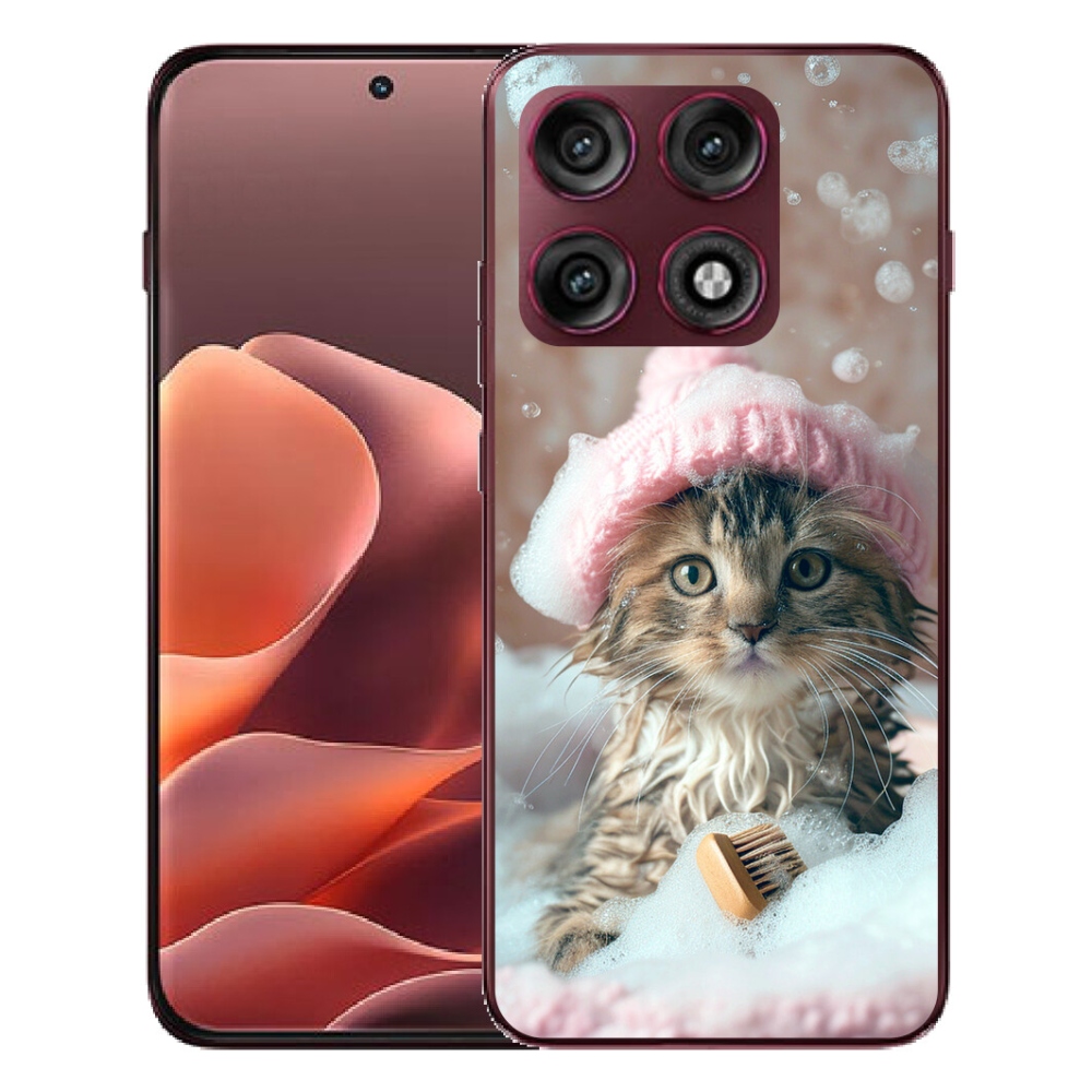 mmCase géltok a Motorola Edge 70 Pro-hoz – cica és fürdő