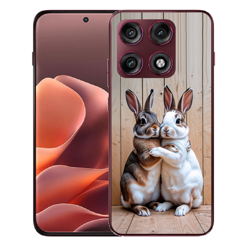 mmCase gélhuzat a Motorola Edge 70 Pro-hoz – nyúlpár