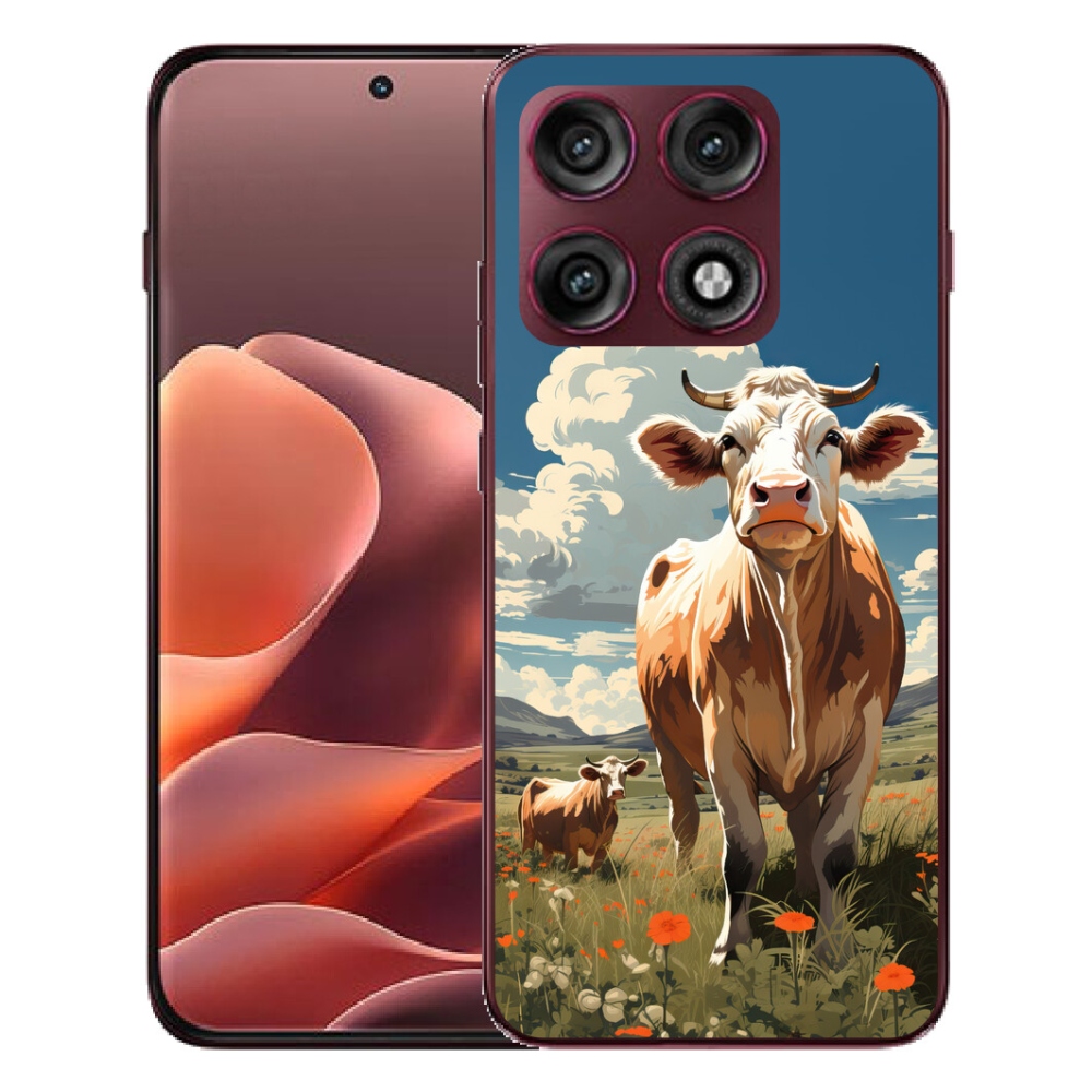 mmCase géltok a Motorola Edge 70 Pro-hoz – tehenek a réten