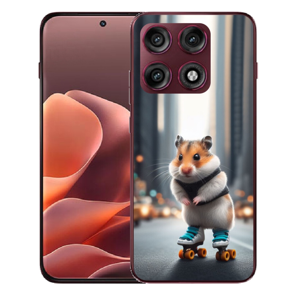 mmCase géltok a Motorola Edge 70 Pro-hoz – görkorcsolyás hörcsög