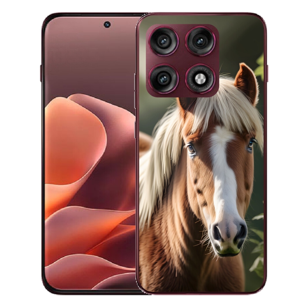 mmCase géltok a Motorola Edge 70 Pro-hoz – világos sörényű ló