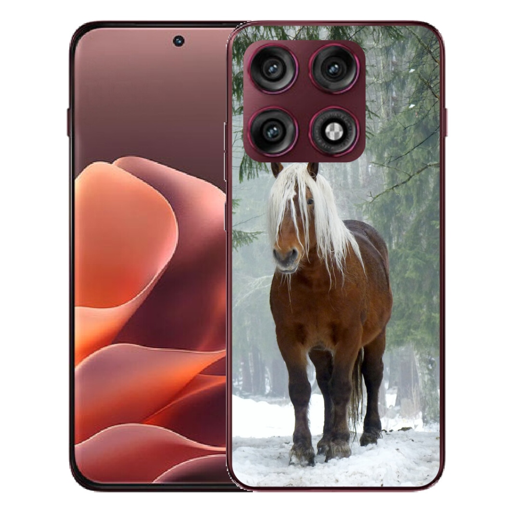mmCase géltok a Motorola Edge 70 Pro-hoz – ló az erdőben