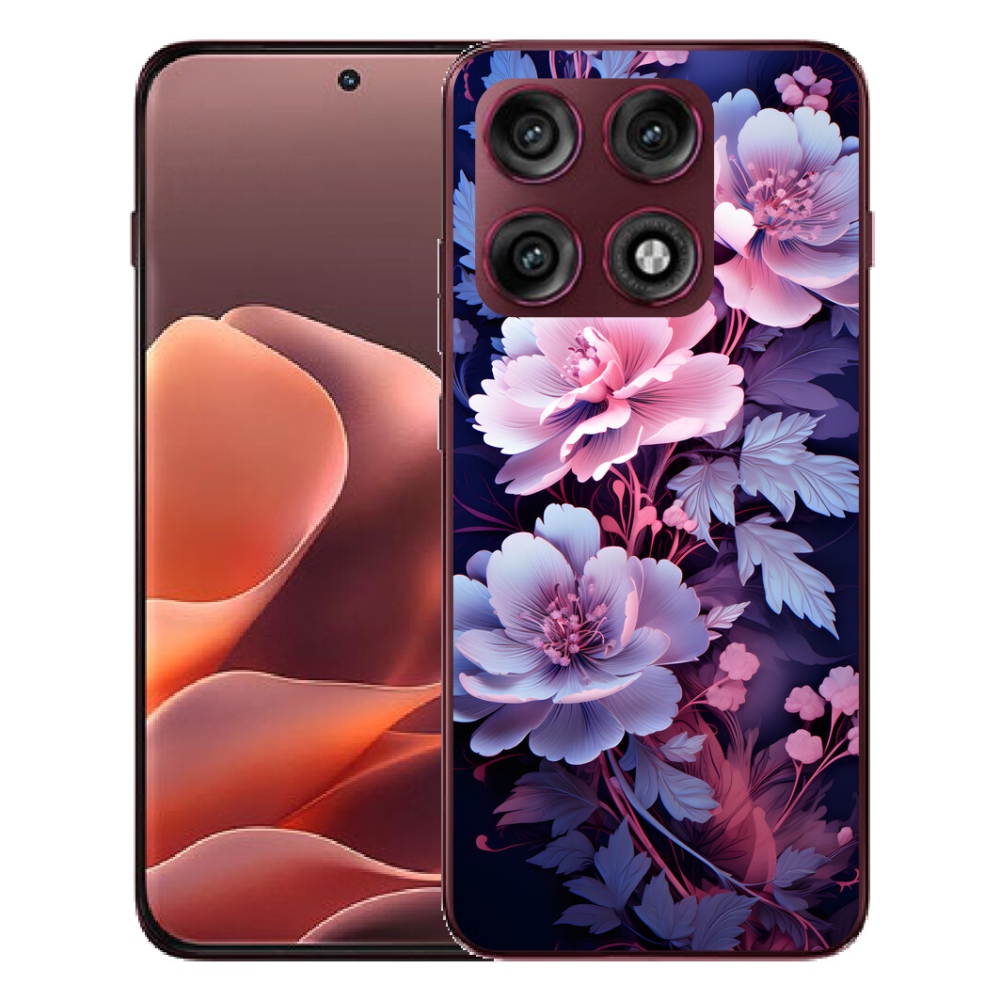 mmCase gél tok a Motorola Edge 70 Pro-hoz – virágok 11