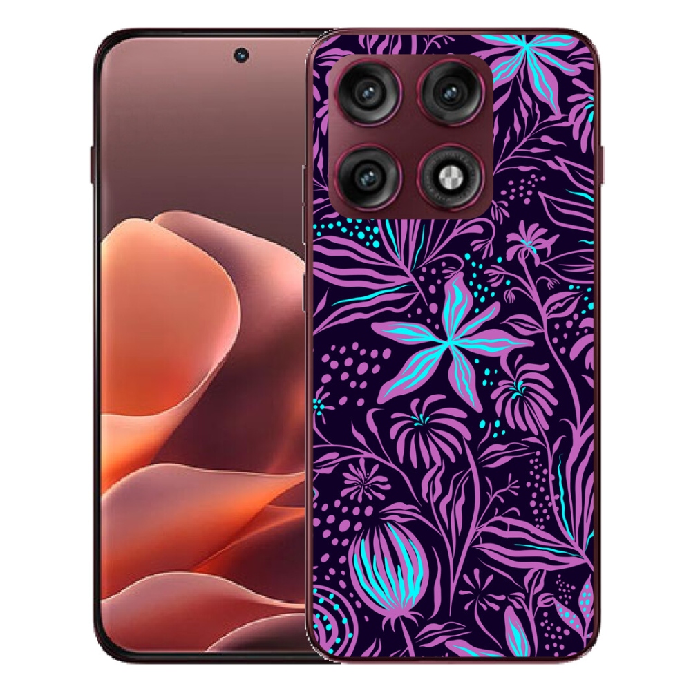 mmCase gél tok a Motorola Edge 70 Pro-hoz – virágok 2