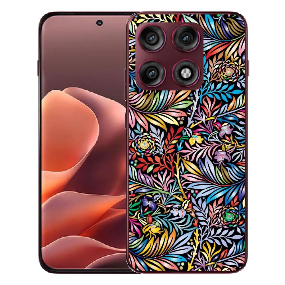 mmCase gél tok a Motorola Edge 70 Pro-hoz – virágok 5