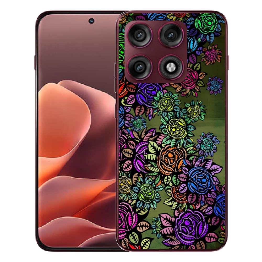 mmCase géltok a Motorola Edge 70 Pro-hoz – virágok 6