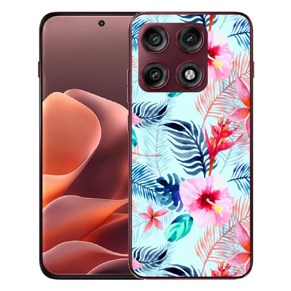 mmCase gélhuzat a Motorola Edge 70 Pro-hoz – virágok