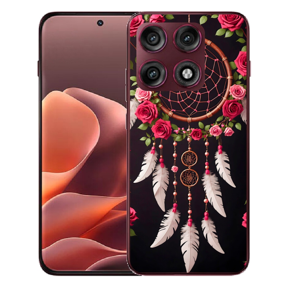 mmCase géltok a Motorola Edge 70 Pro-hoz – álomfogó rózsákkal