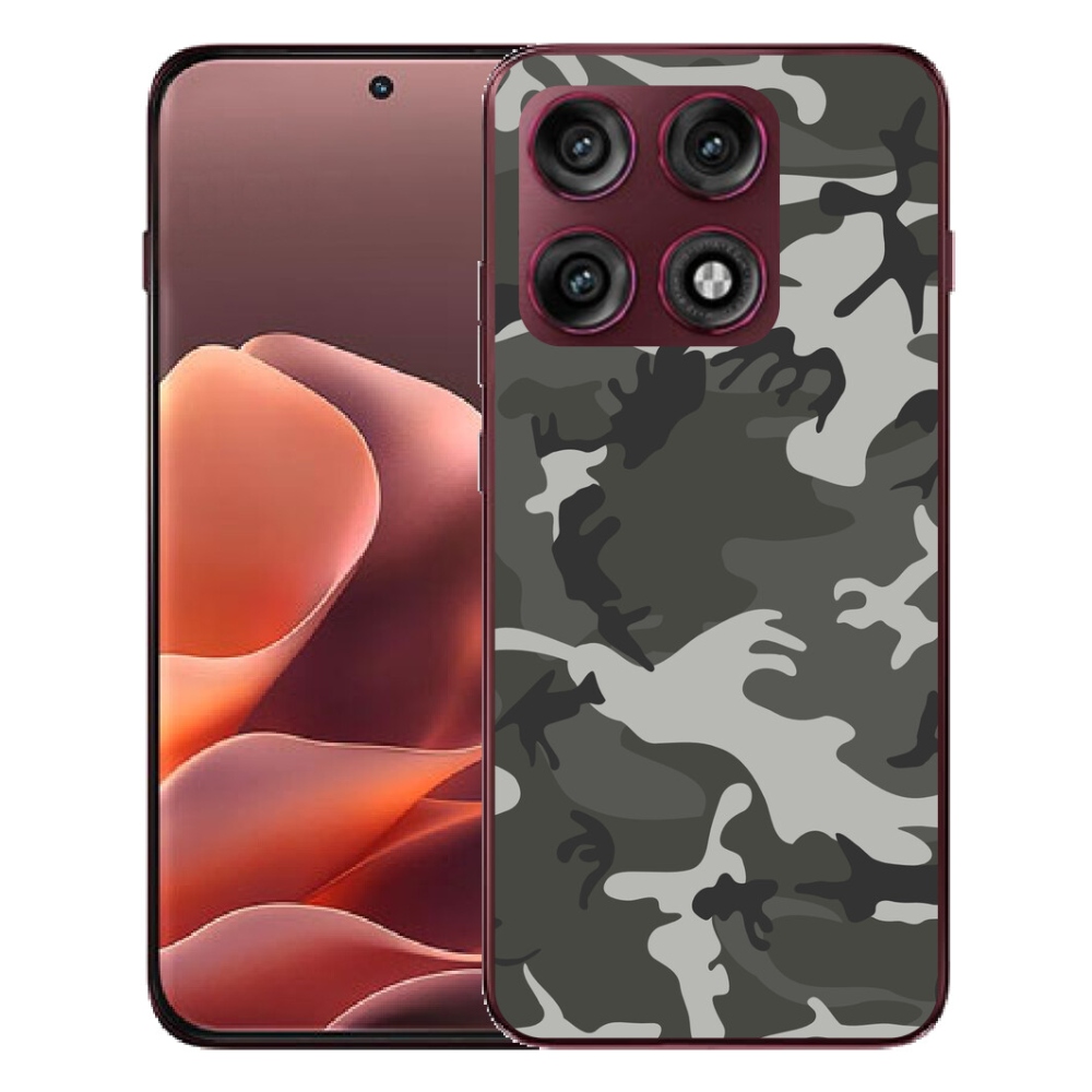 mmCase géltok a Motorola Edge 70 Pro-hoz – kamuflázs mintás