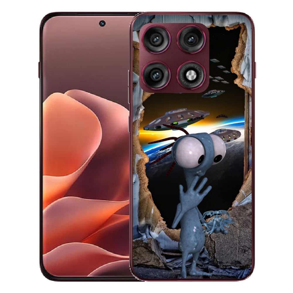 mmCase gél tok a Motorola Edge 70 Pro-hoz – űrlény