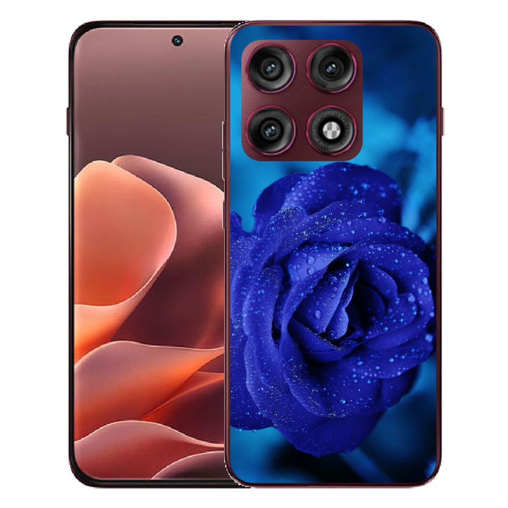 mmCase géltok a Motorola Edge 70 Pro-hoz – kék rózsa