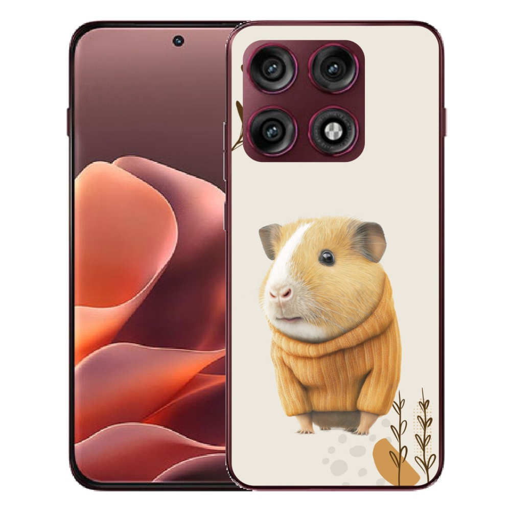 mmCase gél tok a Motorola Edge 70 Pro-hoz – pulóveres tengerimalac