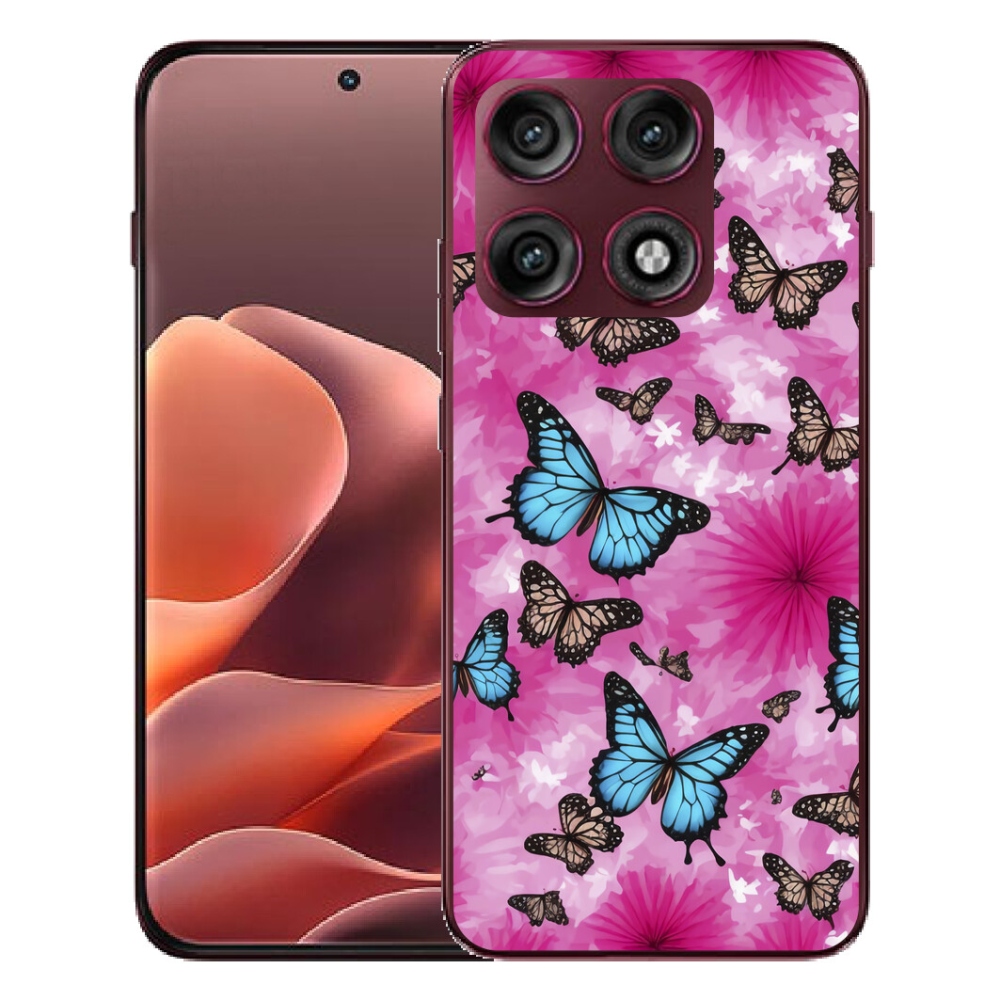 mmCase gél tok a Motorola Edge 70 Pro-hoz – pillangókert