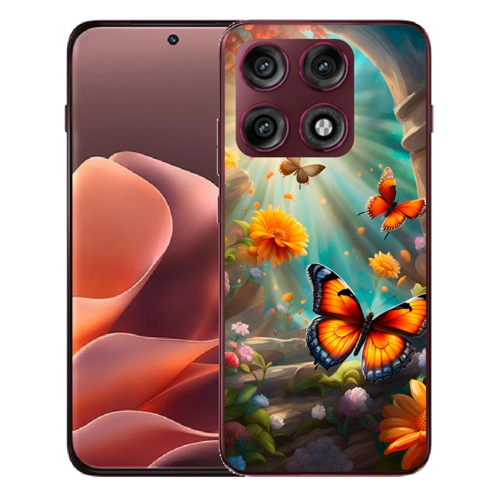 mmCase gélhuzat a Motorola Edge 70 Pro-hoz – Pillangókert 2