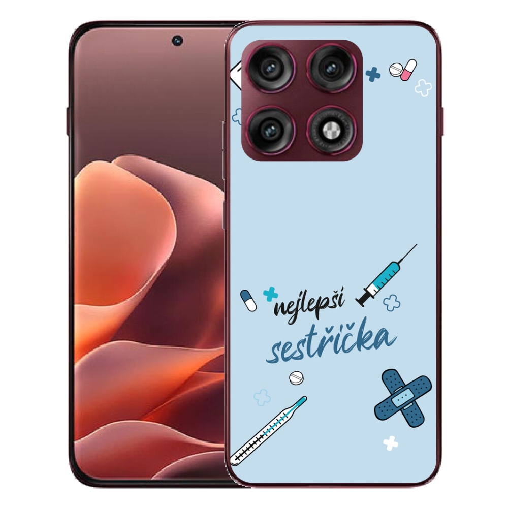 mmCase gél tok a Motorola Edge 70 Pro-hoz – a kék háttér legjobb kiegészítője