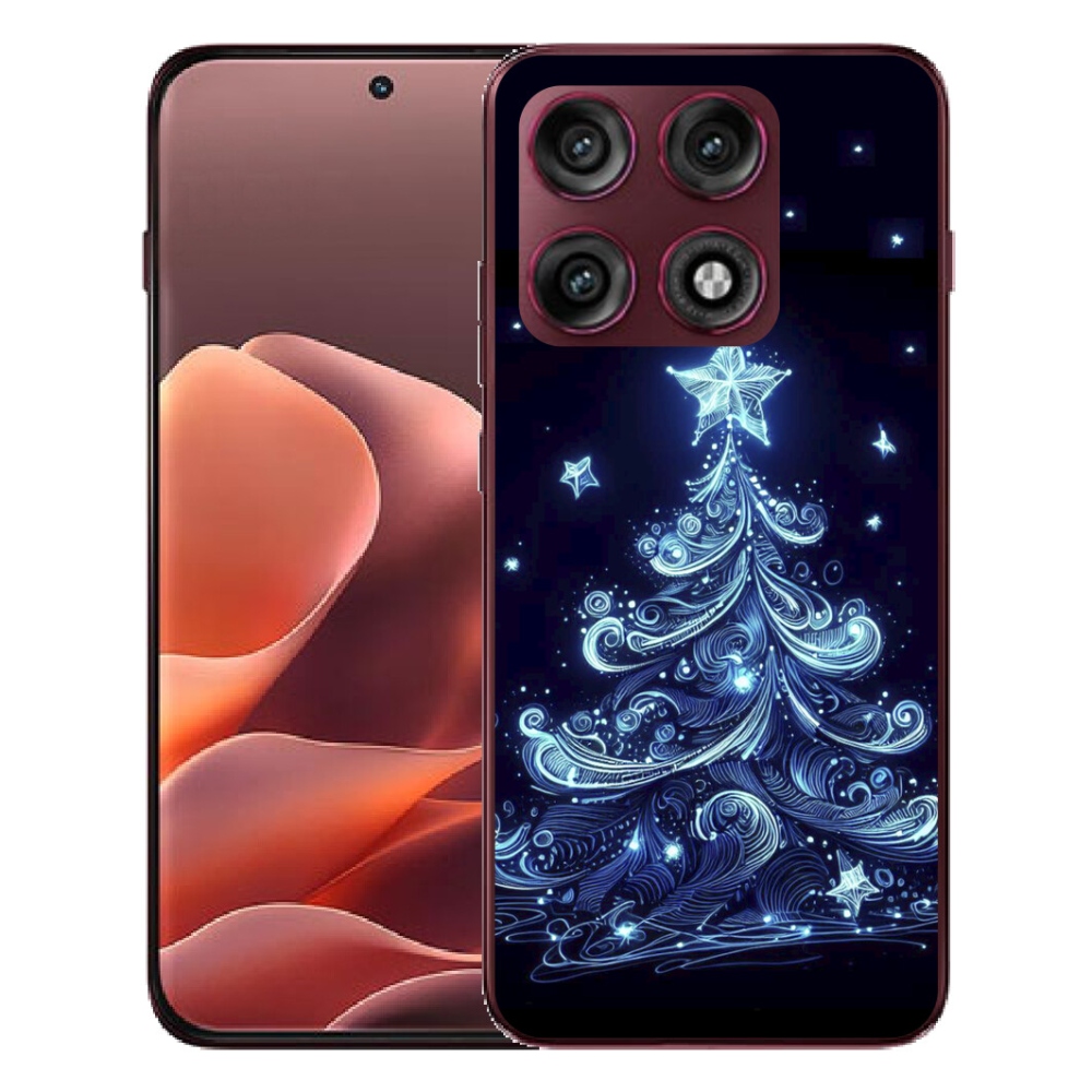 mmCase gél tok a Motorola Edge 70 Pro-hoz – neon karácsonyfa 4