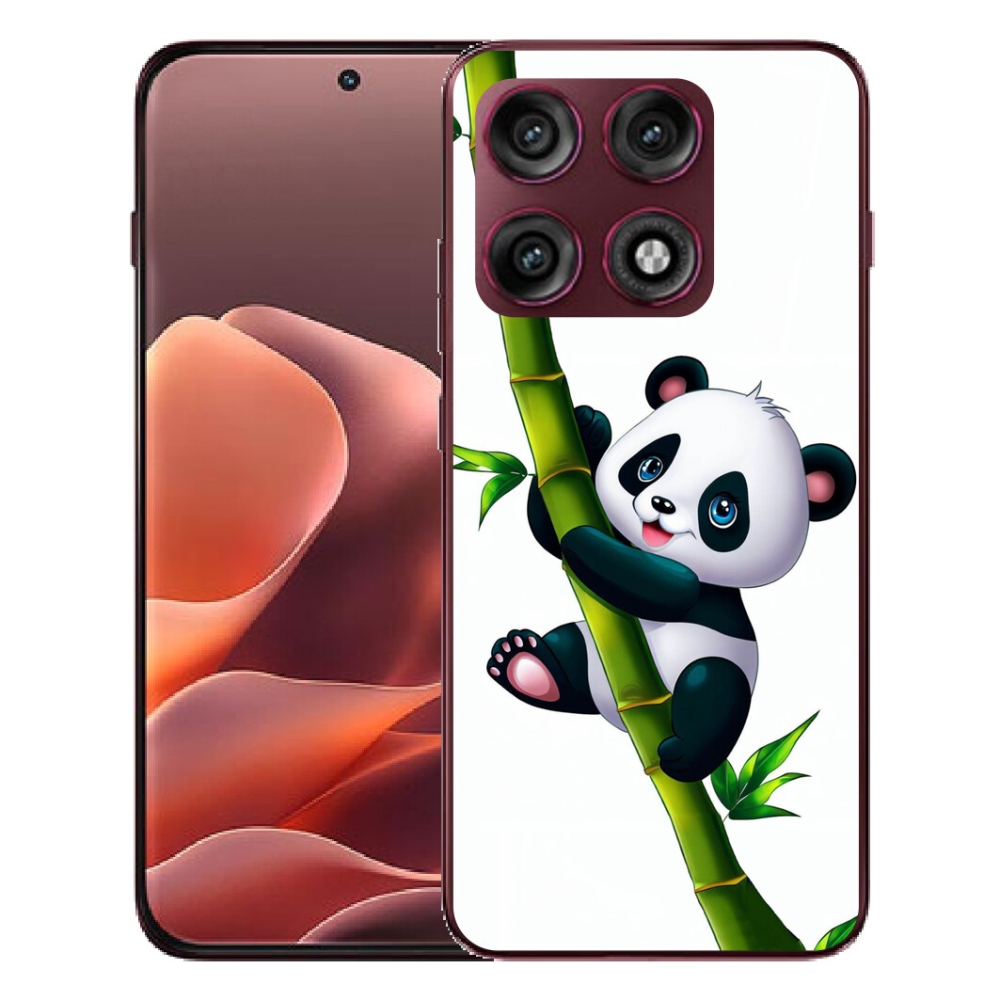 mmCase géltok a Motorola Edge 70 Pro-hoz – panda bambuszon