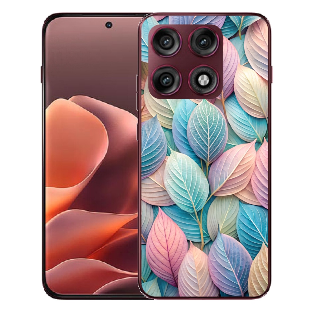 mmCase géltok a Motorola Edge 70 Pro-hoz – pasztell levelek